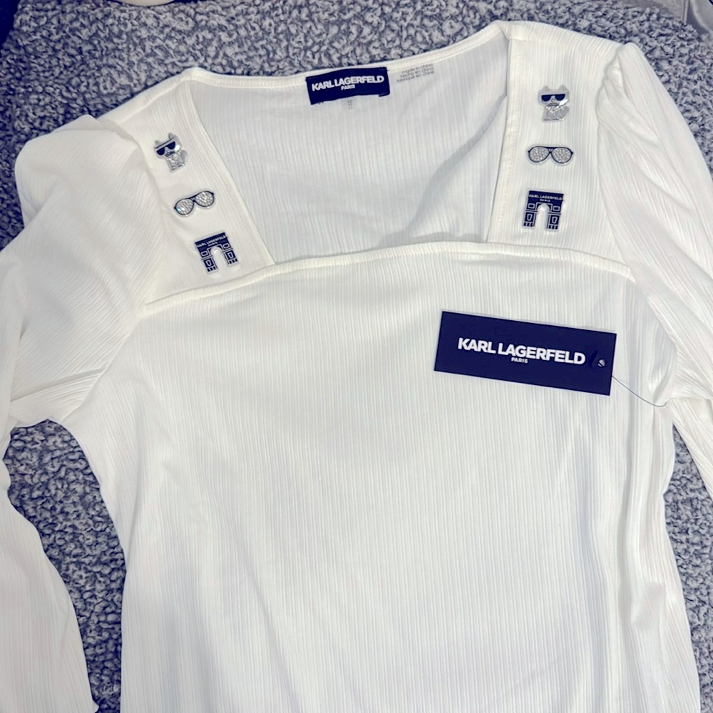 Karl Lagerfeld top m nwt